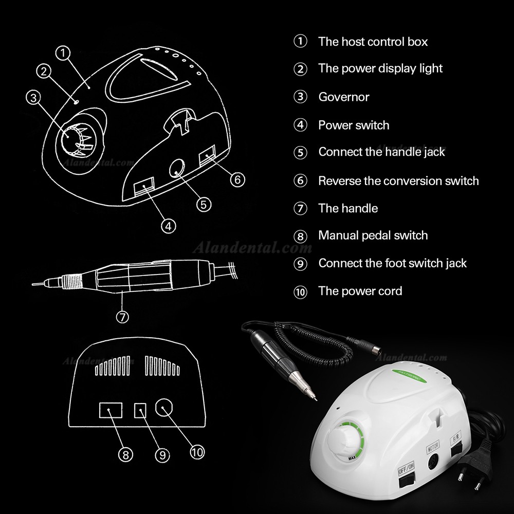 Shiyang M-3 Clinical Micro Motor with 45K RPM Handpiece Compatible Marathon